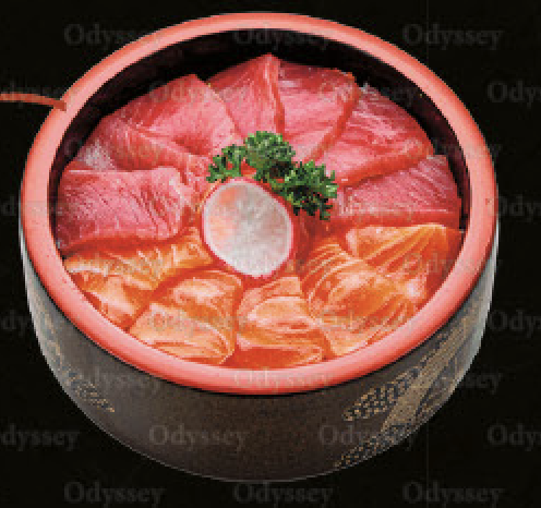 Chirashi saumon avocat