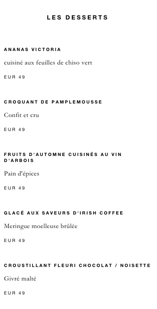 Menu L'Odyssey - Page 4